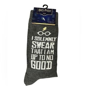 Harry Potter Grey Crew Socks